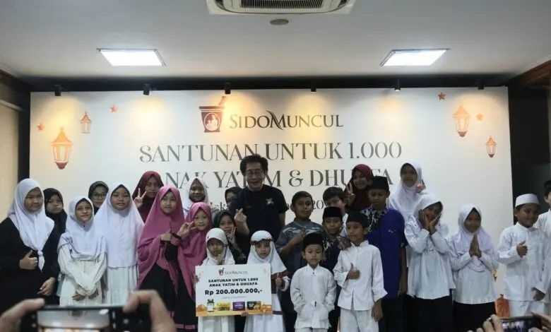 1.000 Anak Yatim di Jakarta Dapat Santunan dari Sido Muncul