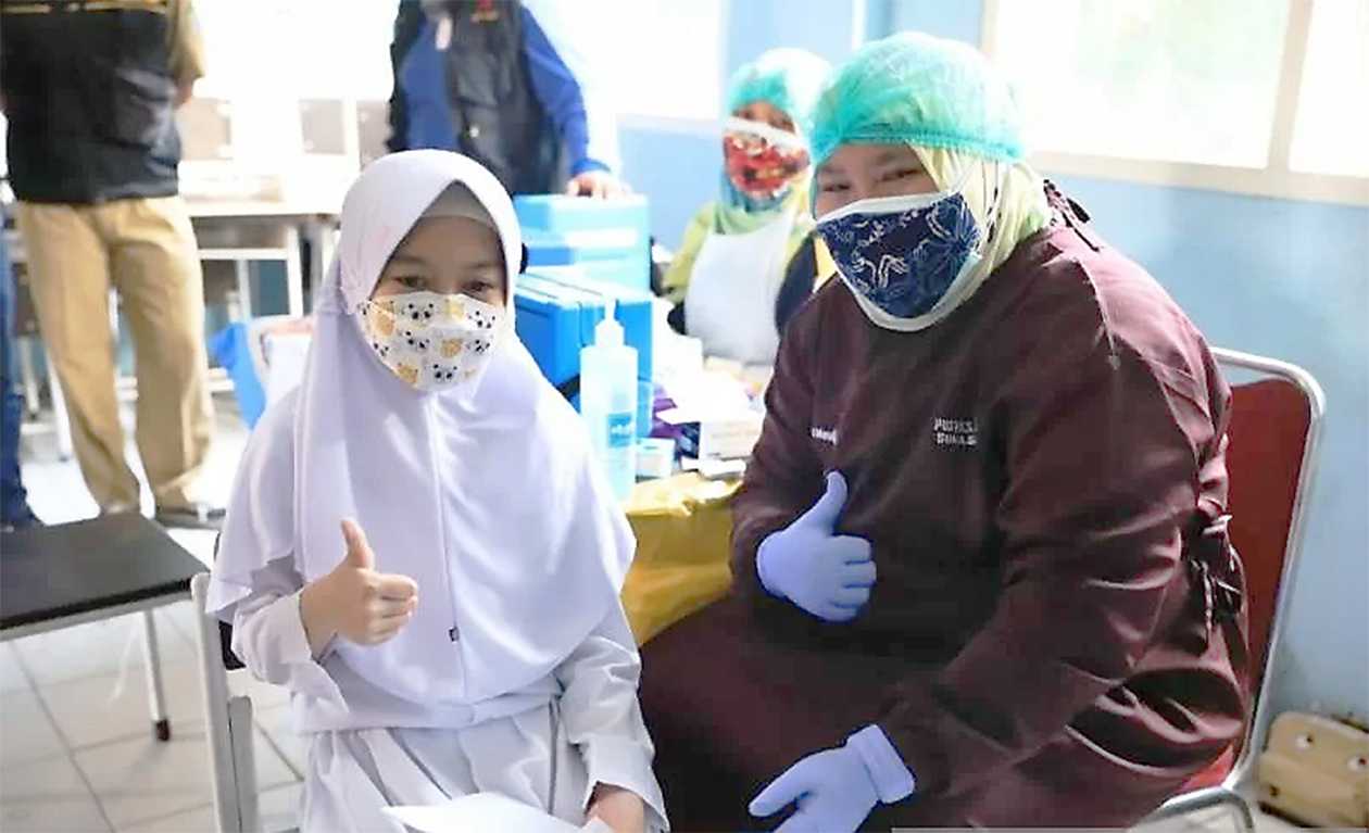 1.430 Anak di Kota Tangerang Jalani Vaksinasi