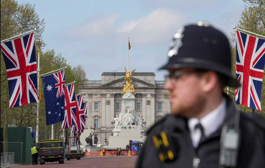 11.500 Polisi Dikerahkan di Jalanan Kota London Saat Penobatan Raja Inggris