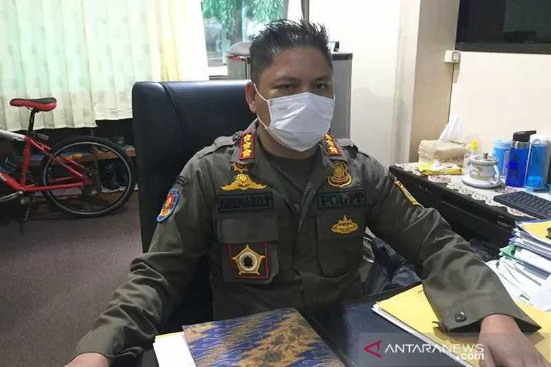 150 Satpol PP Awasi Pedagang Tanah Abang