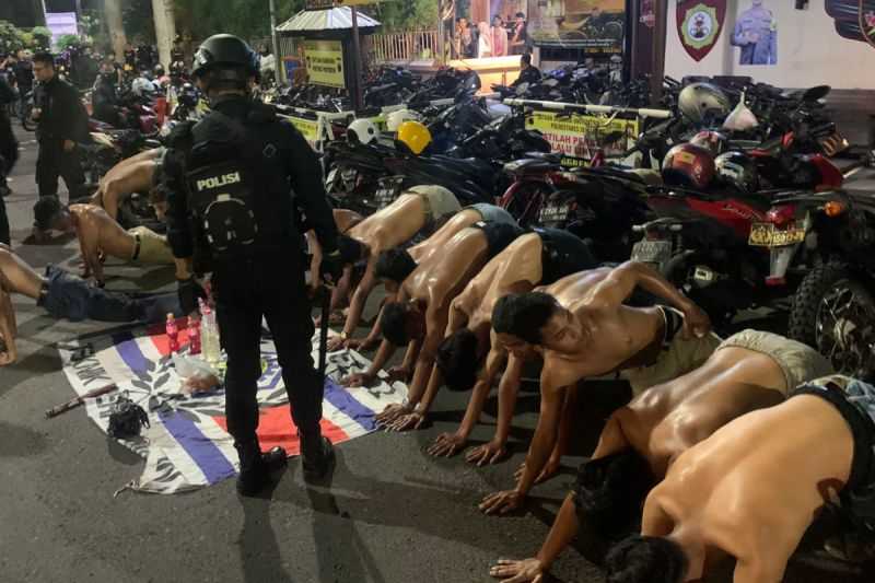 19 Anggota Geng Motor di Semarang Ditangkap