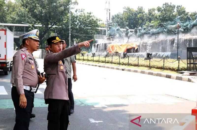 2.959 Personel Polisi Amankan Pesta Rakyat di Monas Hari Ini