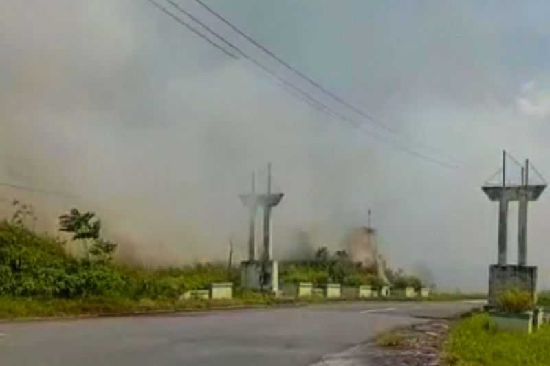 20 Hektare Lahan di Natuna Kepri Hangus Terbakar