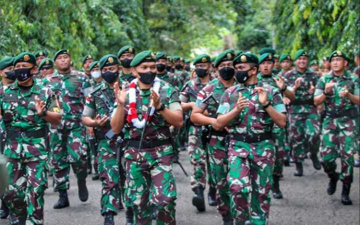 24 Personel Brigif Para Raider 3 Kostrad Selesaikan Tugas di Papua