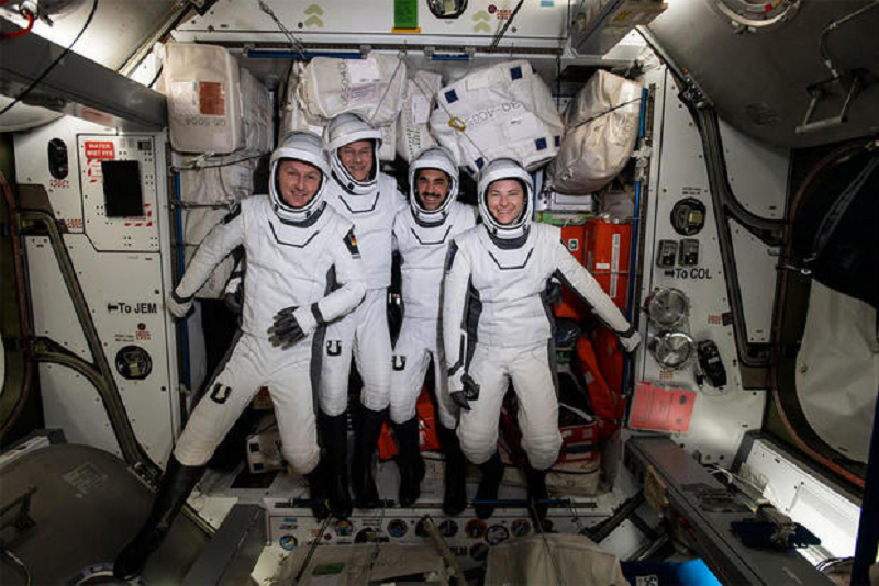 4 Astronot Kembali ke Bumi dari Stasiun Antariksa Internasional
