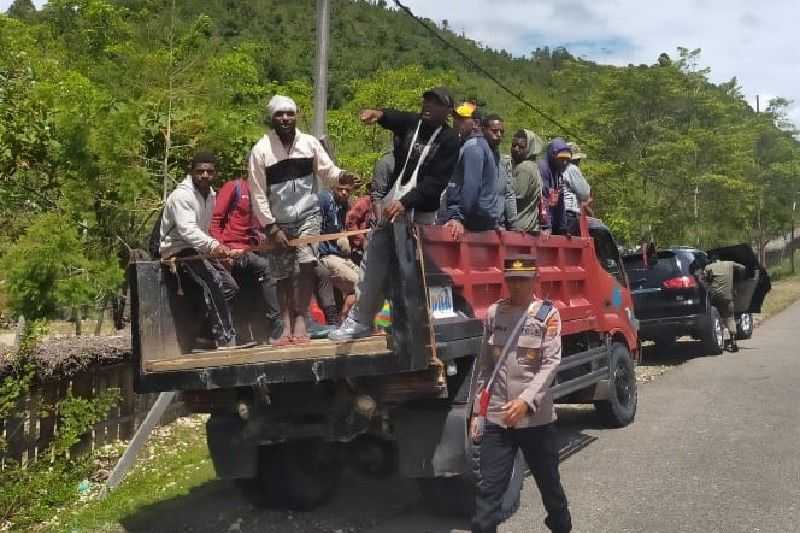 557 Pengungsi Kembali ke Kampung Mereka di Kiwirok, Papua Pegunungan