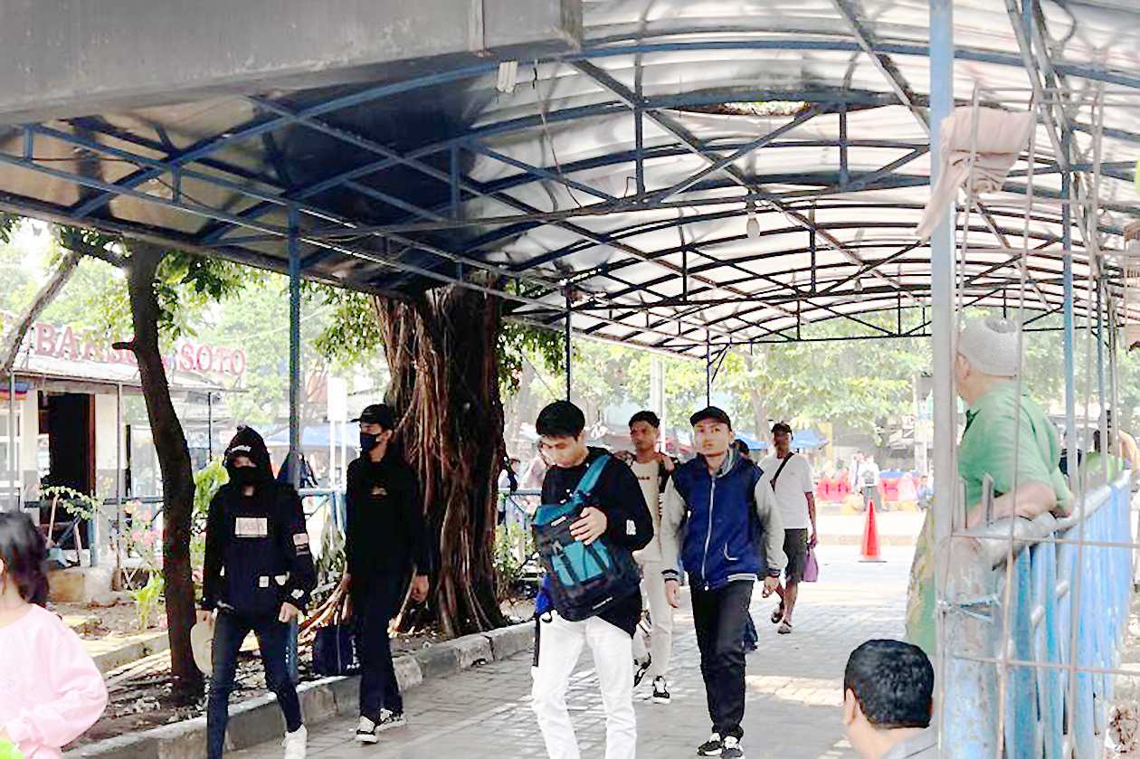 80 Personel Gabungan Amankan Arus Balik di Terminal Kampung Rambutan