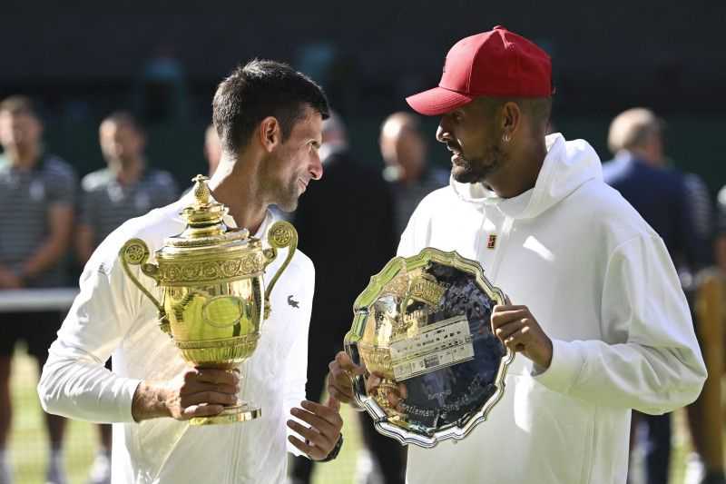 Ada Apa Tiba-tiba Djokovic Akan Traktir Kyrgios Setelah Kemenangan Wimbledon