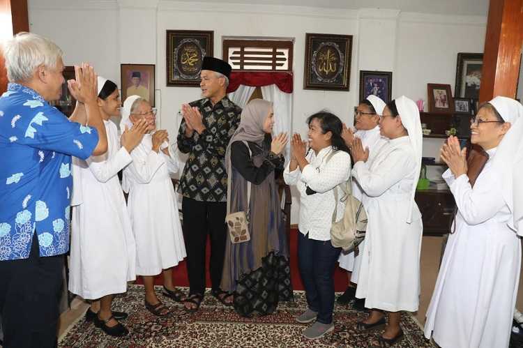 Ada Suster dan Difabel Saat Open House Gubernur Ganjar di Kutoarjo