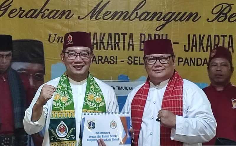 Ahmad Sahroni Ditunjuk Jadi Ketua Tim Pemenangan Ridwan Kamil-Suswono