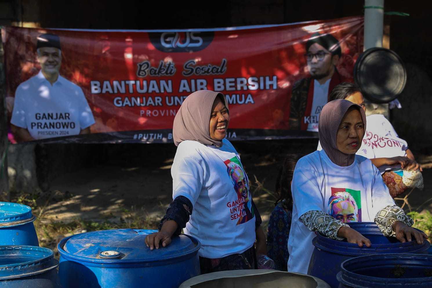 Air Bersih dari Relawan Ganjar untuk Semua Bantu 3 Ribu Keluarga di Kabupaten Serang Hadapi Krisis Air 4