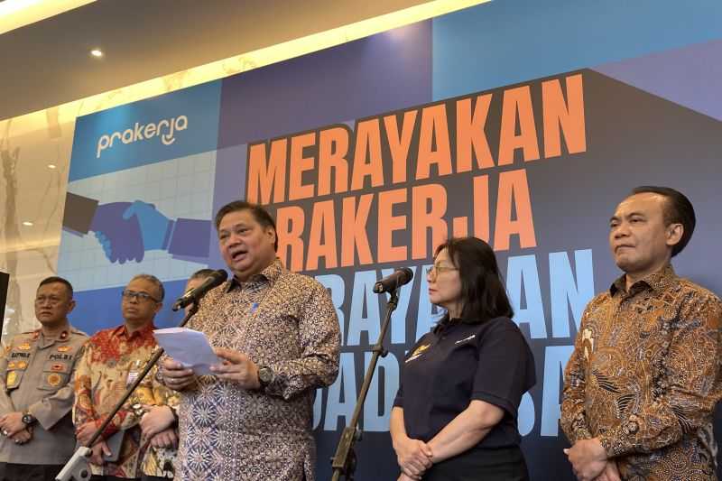 Airlangga Sebut Program Prakerja Jadi Rujukan Ketenagakerjaan Negara Lain