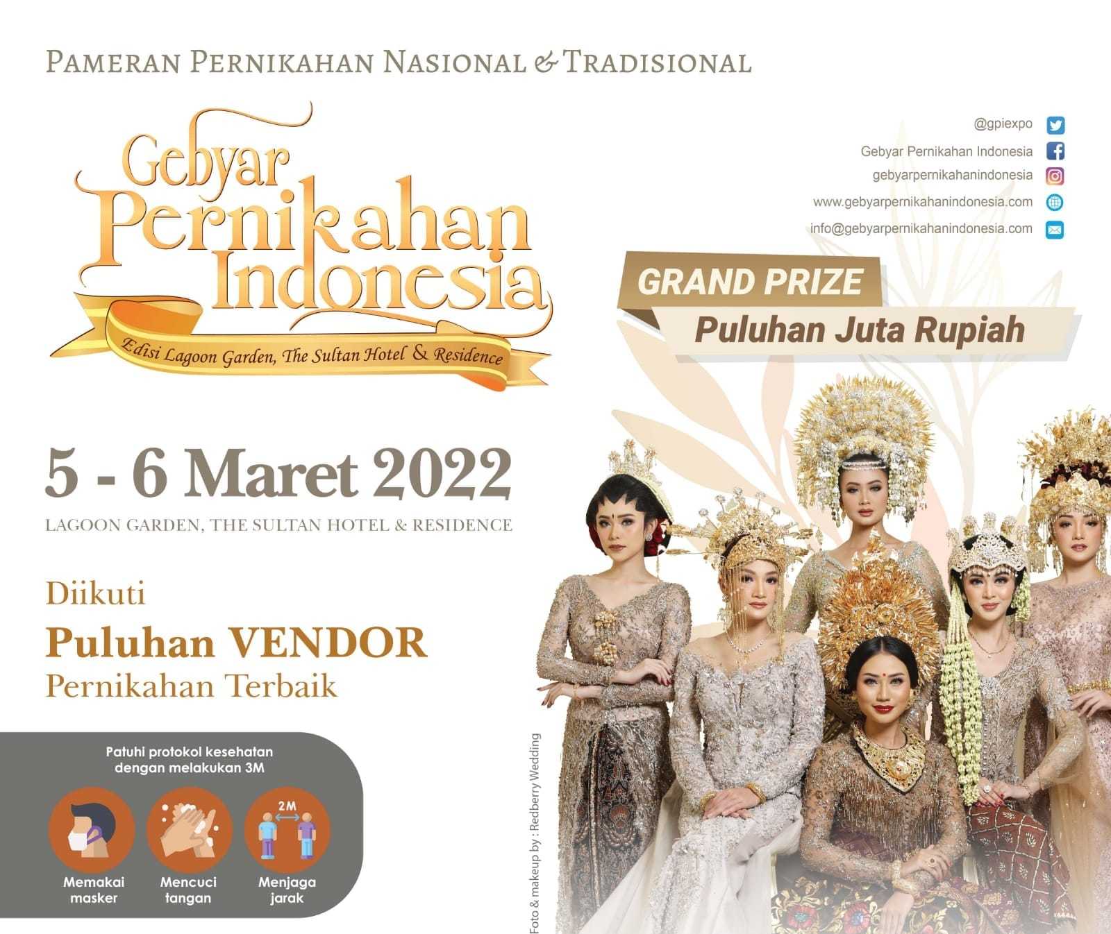Ajang Gebyar Pernikahan Indonesia Upaya Bangkitkan Industri Wedding Tanah Air