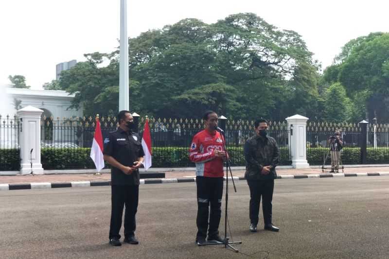 Akhirnya Warga Jakarta Bisa Melihat dari Dekat Pembalap Idolanya Marc Marquez, Presiden Lepas Parade MotoGP