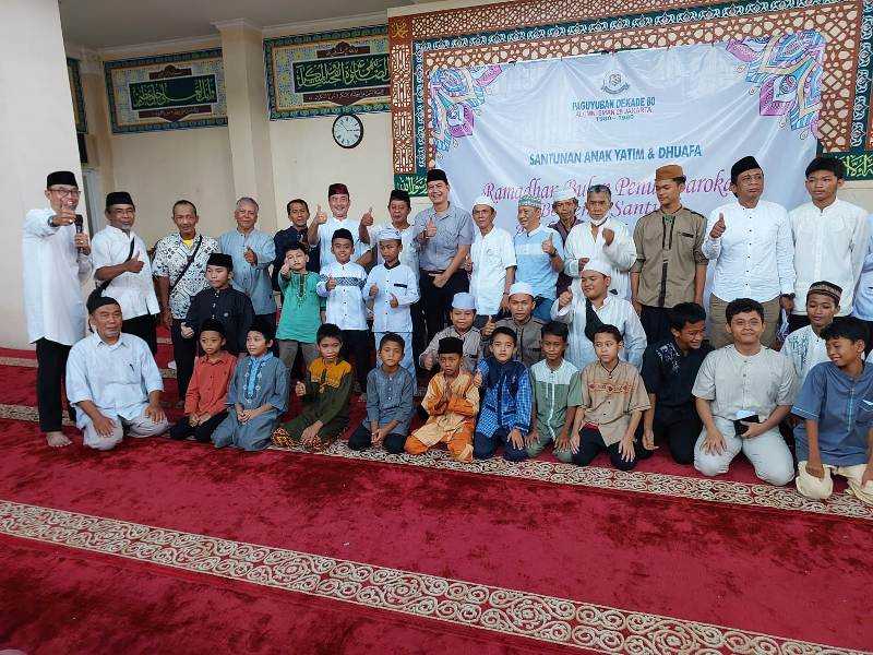 Alumni SMA 28 Jakarta Dekade 80 Berbagi Kebahagiaan Bersama Ratusan Anak Yatim dan Dhuafa