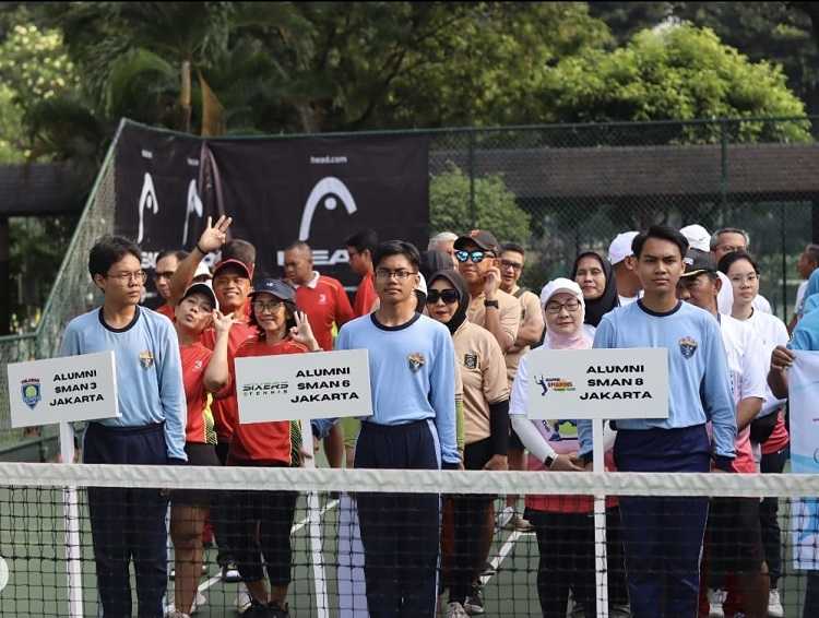 Alumni Smandel Tennis Club Sukses Gelar Turnamen Tenis Antaralumni SMA Jakarta dan Bandung