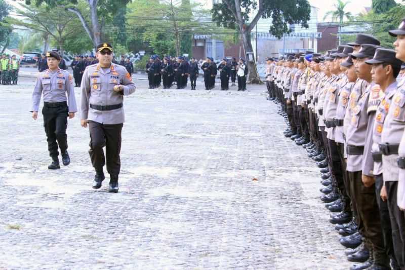 Amankan Pilkades, Ribuan Personel Dikerahkan Polres Lampung Selatan