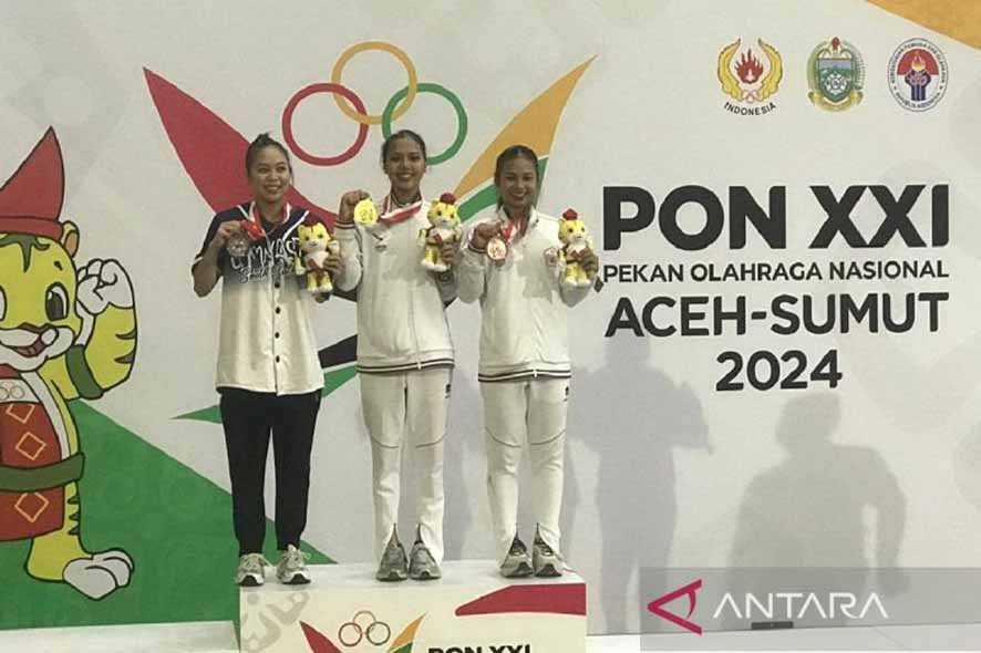 Ameera Rajmajanni Hariadi Raih Medali Emas di Senam Artistik PON 2024