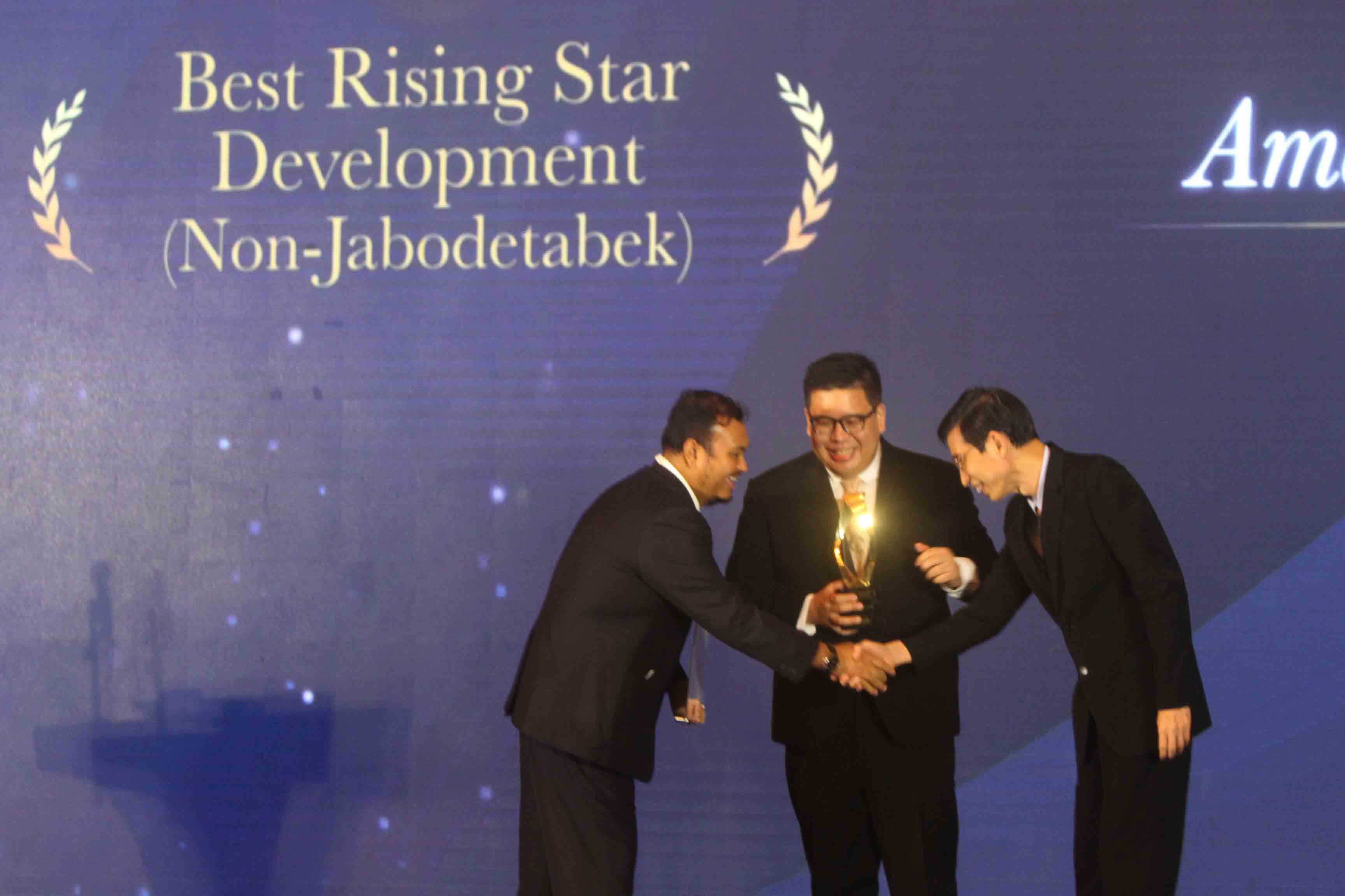 Amesta Living mendapatkan penghargaan Best Rising Development 2