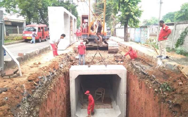 Antisipasi Banjir Jakarta, Saluran Air Dibangun di Duren Sawit