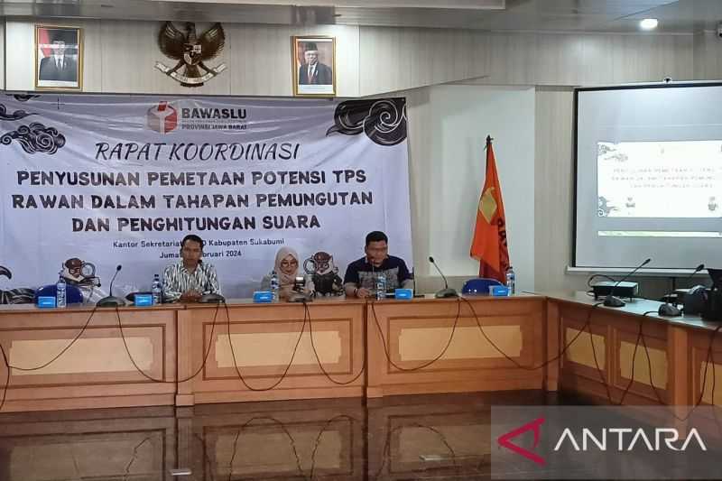 Antisipasi Gangguan, Bawaslu Jabar Petakan TPS Rawan di Kabupaten Sukabumi