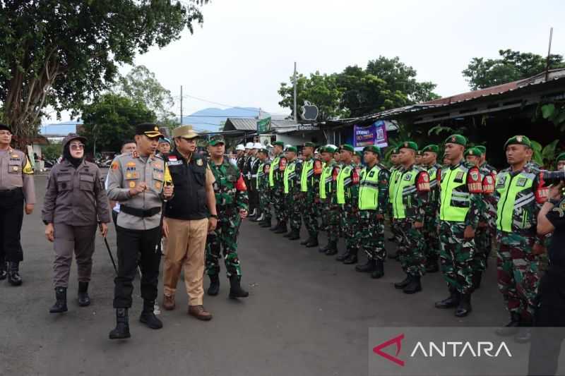 Antisipasi Gangguan, Kota Sukabumi Siagakan Ratusan Personel Gabungan di TPS Pemilu 2024