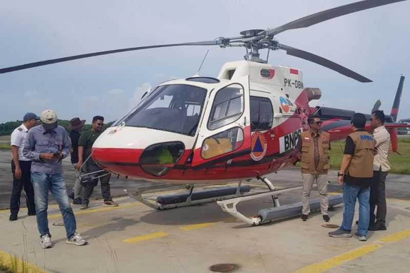 Antisipasi Kemarau, BPBD Riau Dapat Bantuan Helikopter untuk Patroli Karhutla