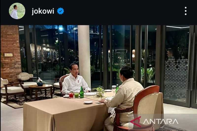 Apa Saja yang Dibahas dalam Pertemuan Jokowi-Prabowo Sambil Santap Malam Selama Dua Jam Lebih