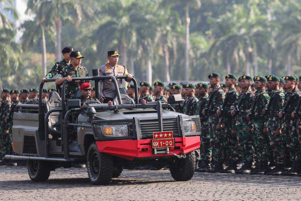 Apel pengamanan VVIP untuk pelantikan presiden dan wapres