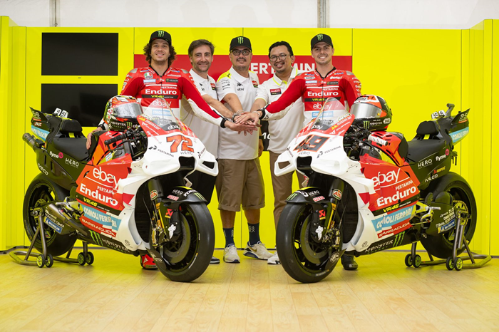 Apresiasi Penggemar MotoGP di Tanah Air, Pertamina Enduro VR46 Racing Team Tampilkan Livery Spesial Merah-Putih di Mandalika