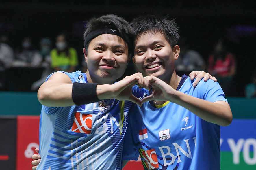 Apriyani/Fadia Torehkan Sejarah di Malaysia Open 2022