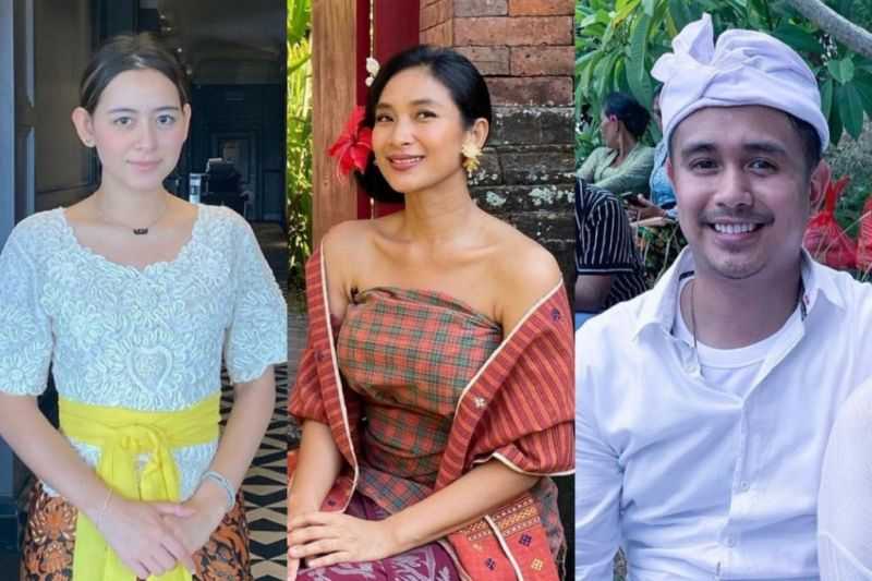 Artis Indonesia Ini, Laura Theux Hingga Happy Salma Rayakan Nyepi