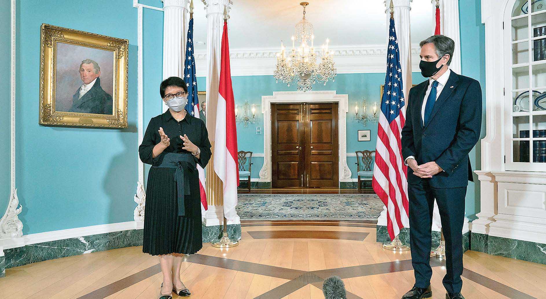 AS-Indonesia Bahas Kerja Sama Melawan Pandemi dan Krisis Iklim