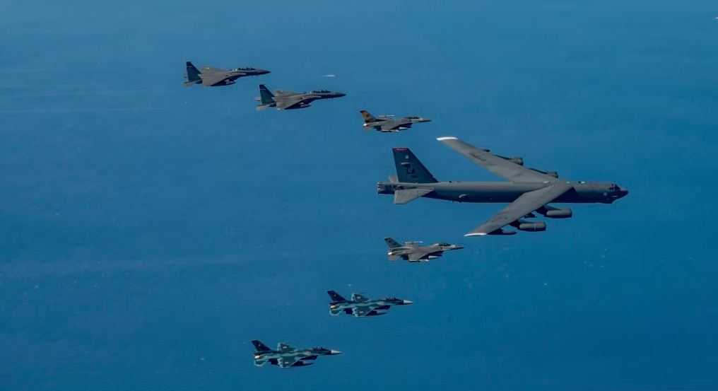 AS, Jepang, Korsel Gelar Latihan Udara Bersama Dekat Semenanjung Korea