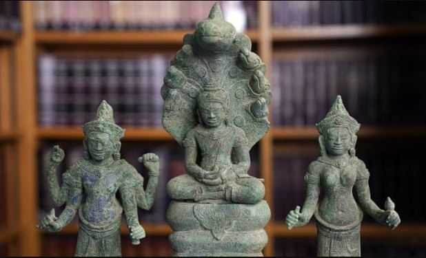 AS Kembalikan 30 Artefak Curian ke Kamboja, Diperdagangkan di Pasar Gelap Selama Puluhan Tahun
