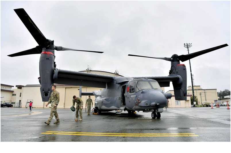 AS Tetap Operasikan Pesawat Militer Osprey Meski Jepang Serukan Larangan Terbang