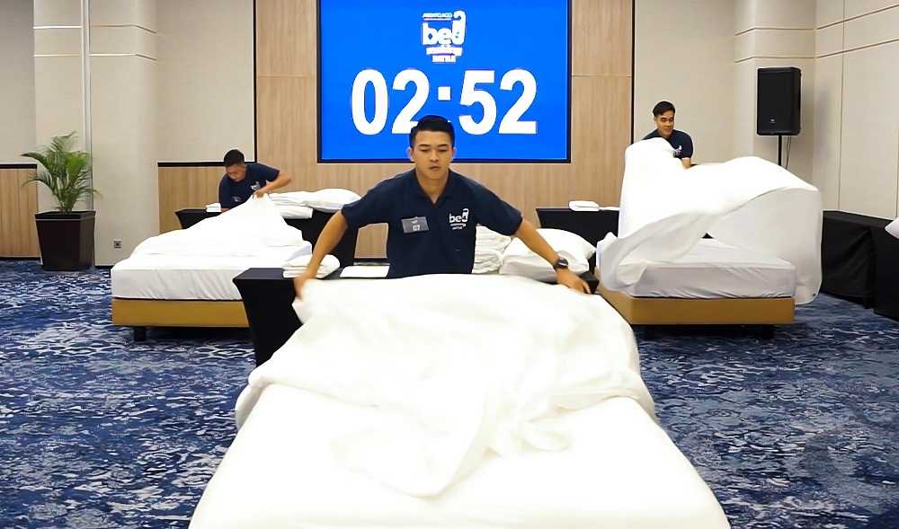 Aston Sentul Juara Pertama di Bed Making Battle pada Archipelago International 2024