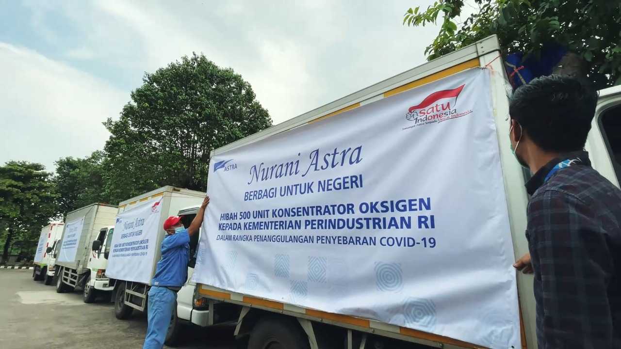 Astra Serahkan Bantuan Oksigen Untuk Indonesia