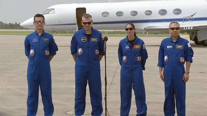 Astronot Misi ISS Tiba di Pusat Antariksa Kennedy