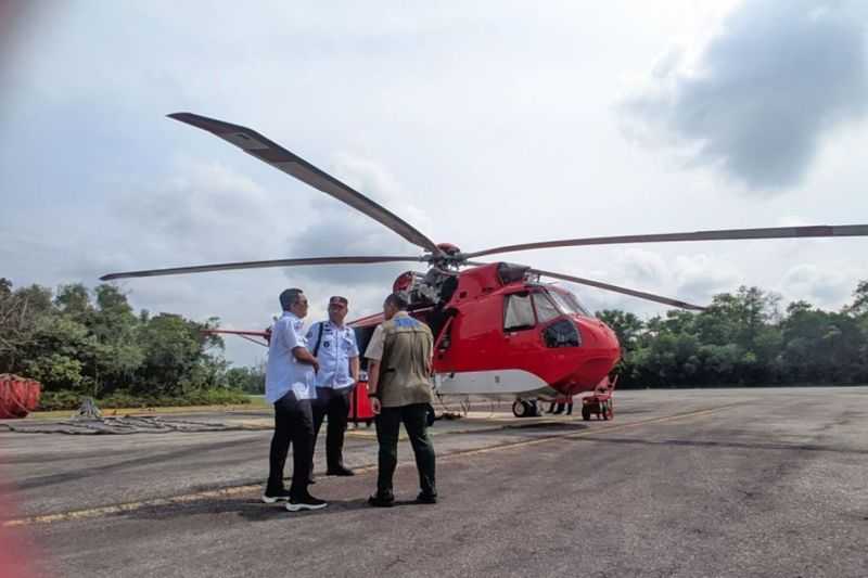 Atasi Karhutla, Riau Terima Dua Unit Helikopter 'Water Bombing' dari BNPB