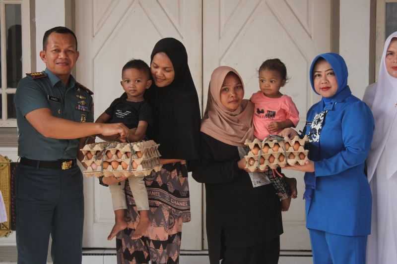 Atasi Stunting, TNI AL Luncurkan Program Ayah/Bunda Asuh Anak Stunting di Pesisir Lhokseumawe