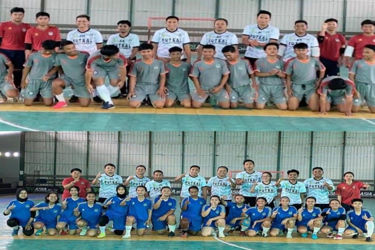 Atlet Futsal Palangka Raya Terus Berbenah Hadapi Porprov Kalteng