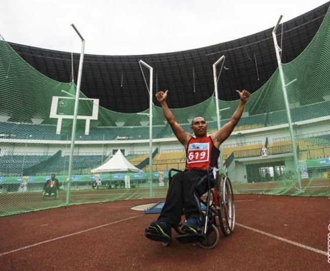Atlet Lempar Lembing, Riadi Saputra Jadi Pembawa Bendera Merah Putih di pembukaan APG Hangzhou