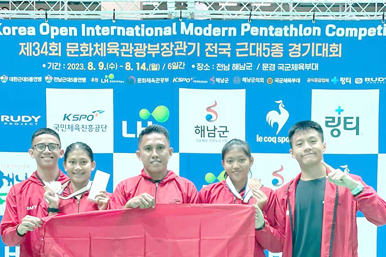 Atlet Pentathlon Sulsel Raih Perak di Korsel