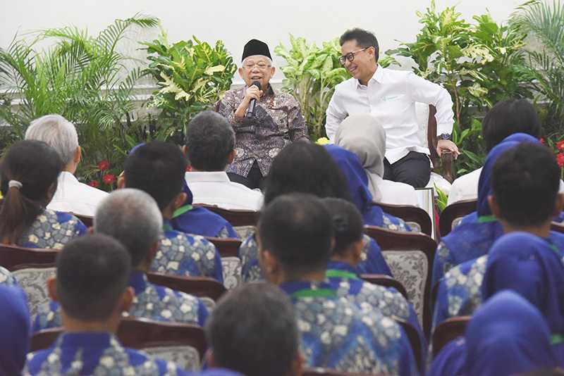 Audiensi Wapres Amin Ma’ruf dengan Tenaga Medis