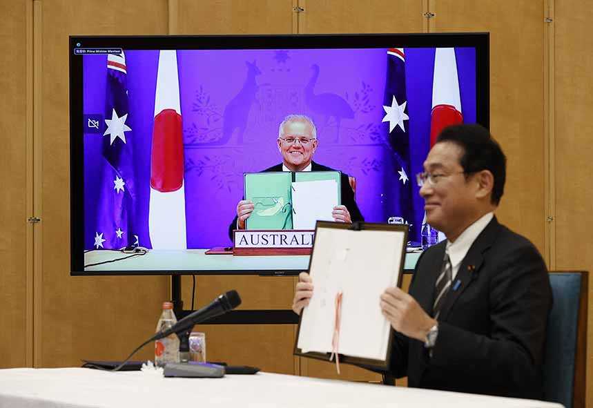 Australia dan Jepang Teken Pakta Pertahanan Bersama