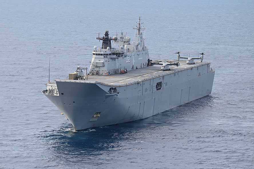 Australia Kirimkan Kapal Perang Terbesar ke LTS