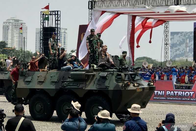 Ayo Nonton, Parade Alutsista HUT Ke-78 TNI Bergerak dari Monas sampai Bundaran HI
