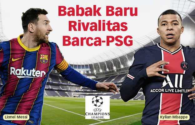Babak Baru  Rivalitas  Barca-PSG
