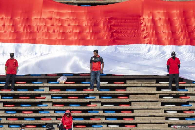 Babak Pertama Indonesia Unggul 1-0 Atas Timor Leste